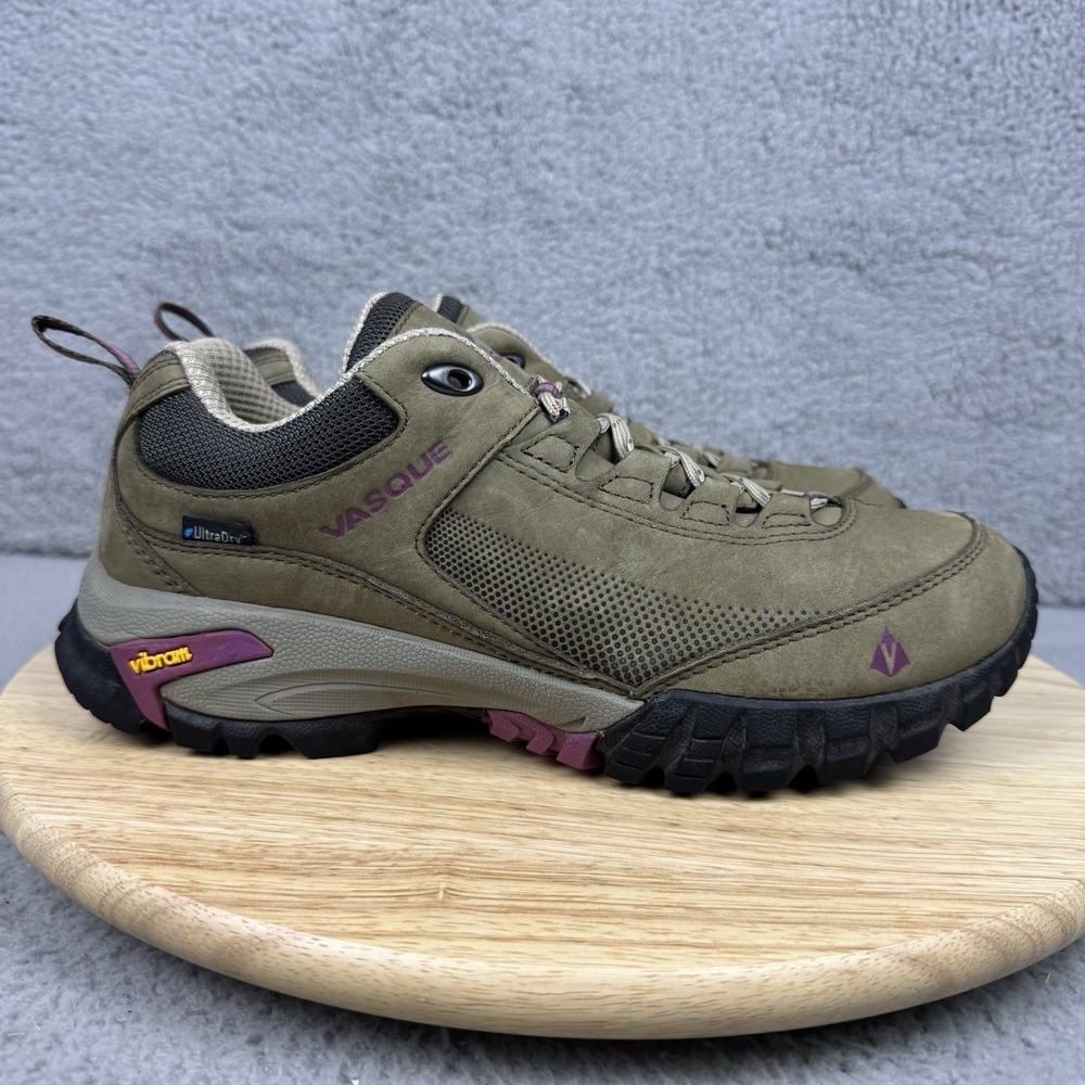 Vasque Talus Trek Womens Size 10.5 M Low UltraDry Vibram Hiking Shoes Trail